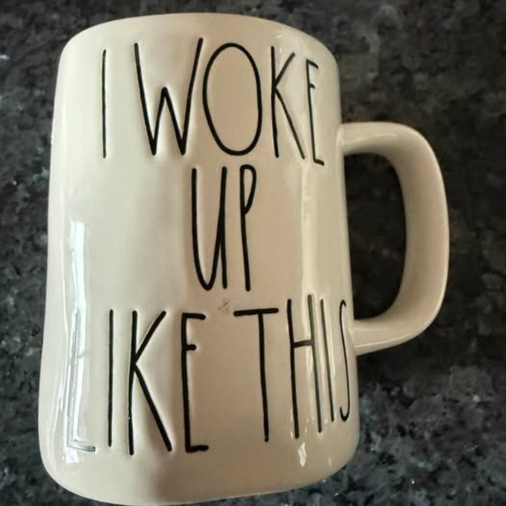 Rae Dunn Artisan Collection "I Woke Up Like This" Mug